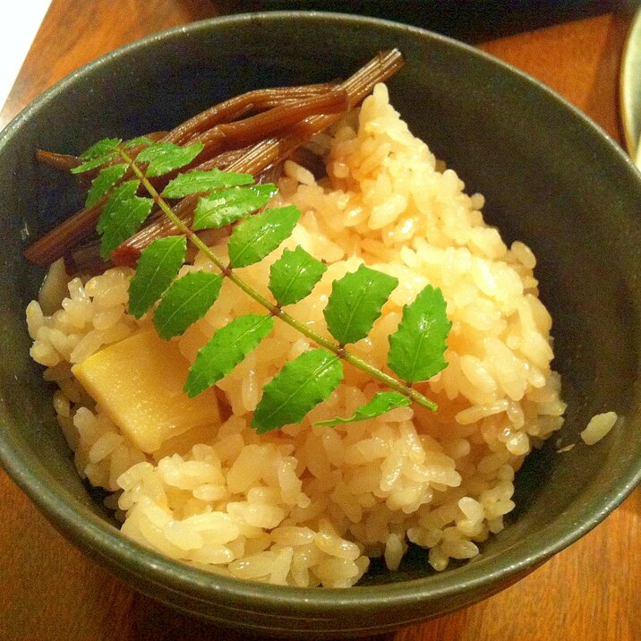 春の味覚♪我が家の【たけのこご飯】